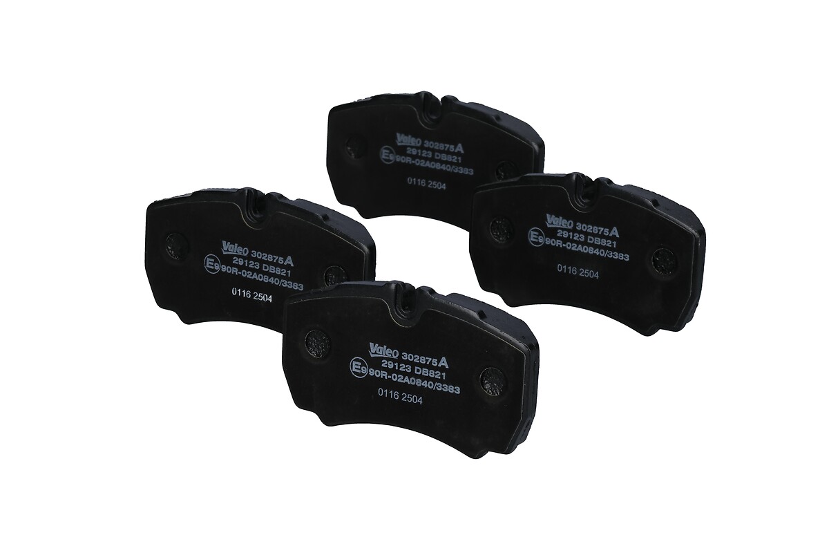 Jeu de 4 plaquettes de frein VALEO ref. 302875A